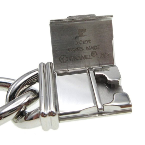 Chanel Premiere Ladies Quartz Watch #L V.H.Silver Stainless Steel - Picture 6 of 6